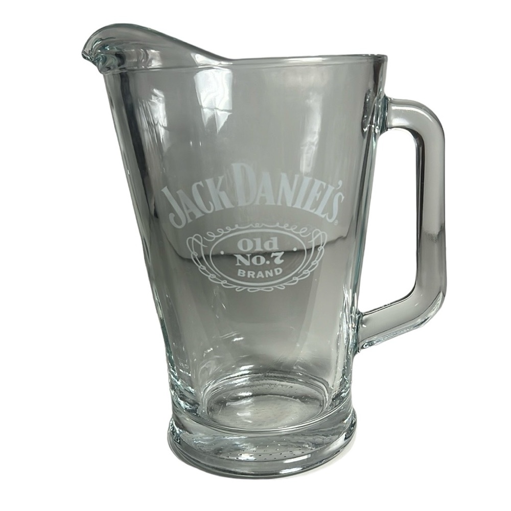 Jack Daniel’s Old No.7 Etched Glass Pitcher